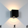 Outdoor Waterproof IP65 Motion Sensor 12W LED Wall Light1