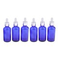 5ml/10ml/15ml/20ml/30ml/50ml/100ml Blue Clear Glass Bottle Essential Oil Glass Bottle Glass Cobalt1