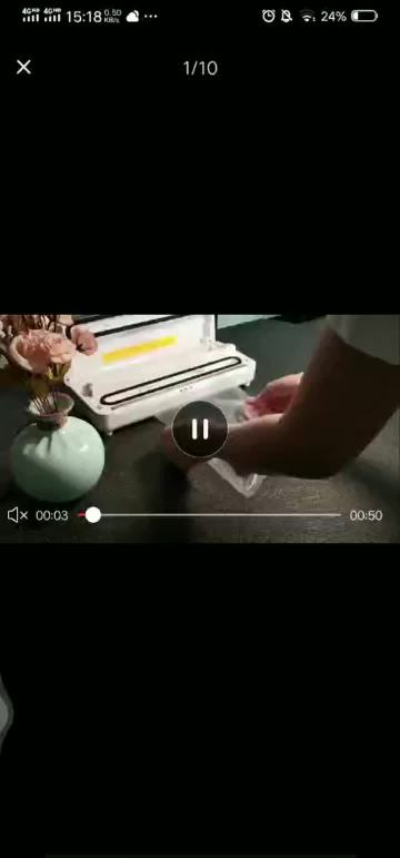 Vacuum sealer roll bag