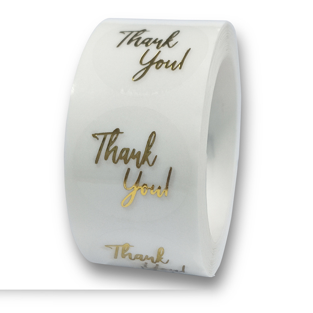 Gold Thank You Stickers 7 Jpg