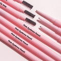 High Quality Private Label Dual-Ended Waterproof Super Thin Eyebrow Pencil with Brush - 3-Color Pink1