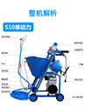 Promotion wall plastering  price plaster tool tools mortar  manufacture wet spraying machine1