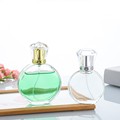 50ml 100ml Transparent Flat Square Threaded Neck Fragrance Bottle Glass Perfume Bottle1