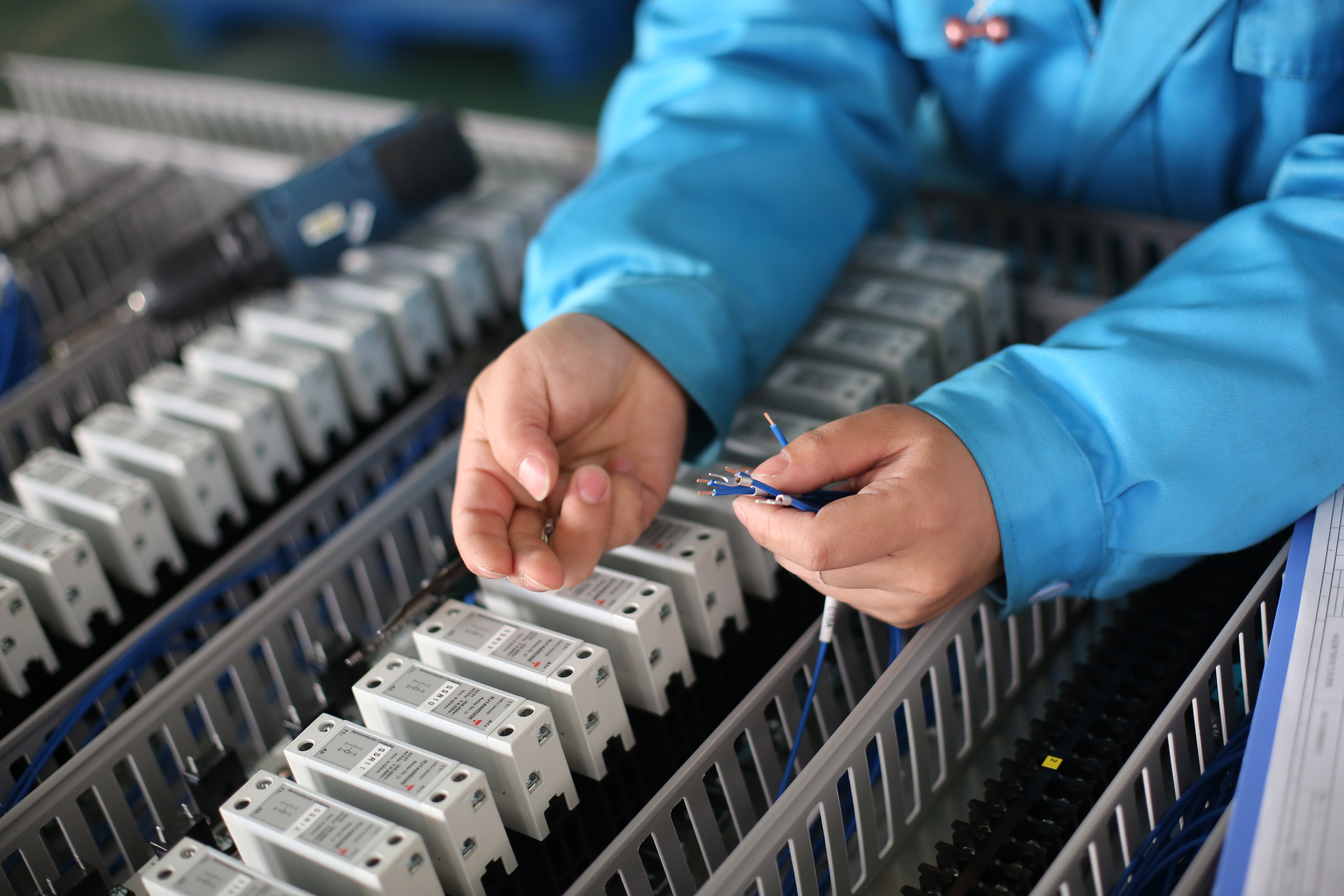 Painel de controle de componentes SCHEIRDER