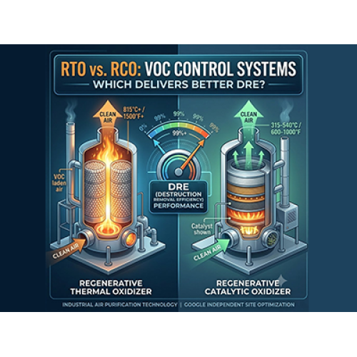Oxidador térmico regenerativo (RTO) versus oxidante catalítico regenerativo (RCO): ¿Qué sistema de control de COV ofrece un mejor DRE?