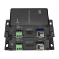 10km 4K Coaxial to Fiber Converter: Optical RS232 and HDMI Video1