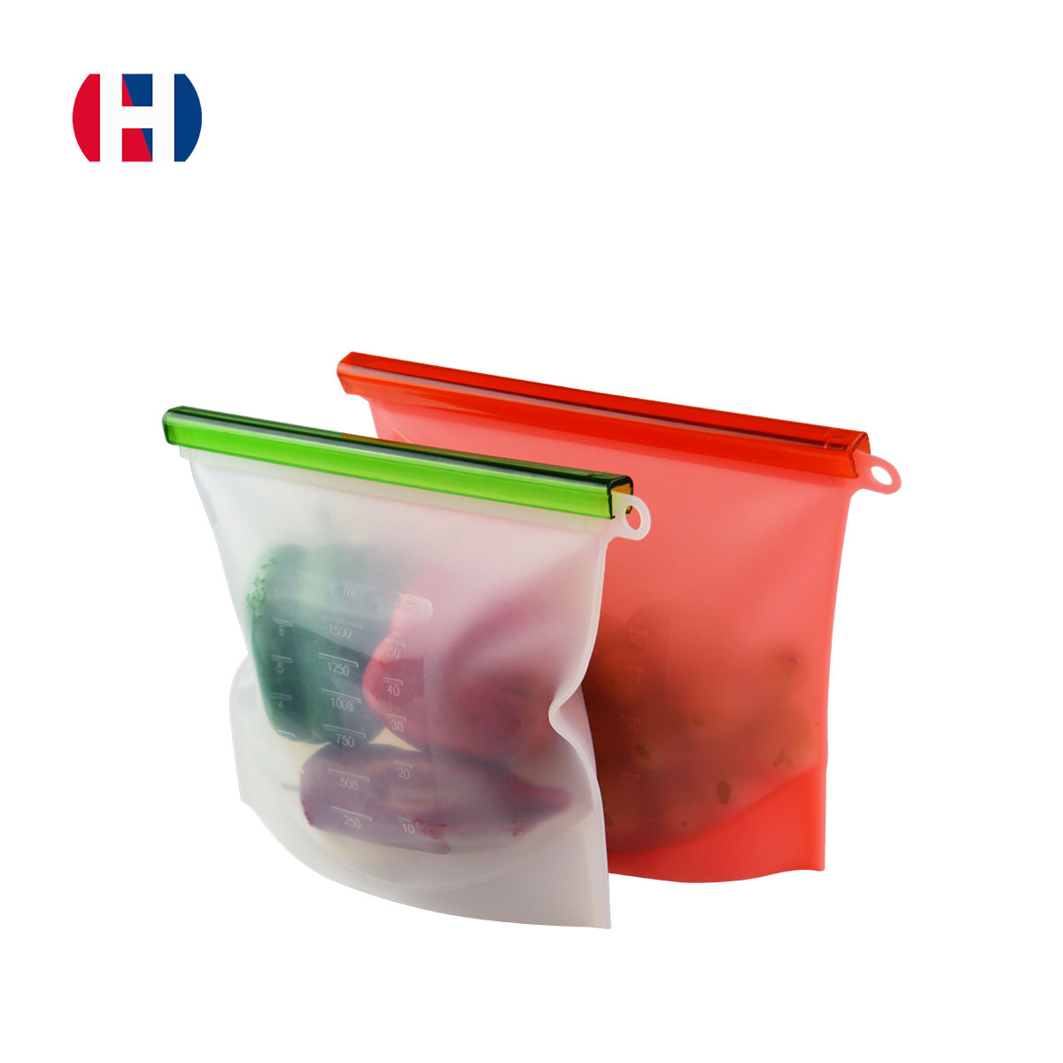 Fresh Sealed Reusable Food Grade Silicone Food Storage Sandwich Bag HOZ Kitchenware1