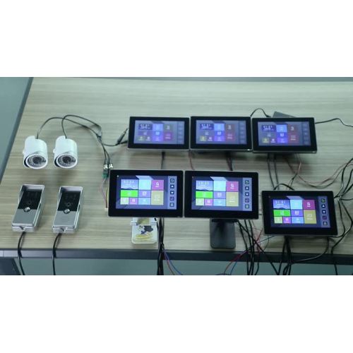 4 wired video intercom system