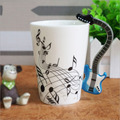 Coffee Mugs for Music Lovers: Creative Novelty Guitar Handle Mugs for Gifts1