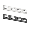 Brushed Nickel Acrylic LED Vanity Lighting - Black Bathroom Wall Sconces for Mirror1