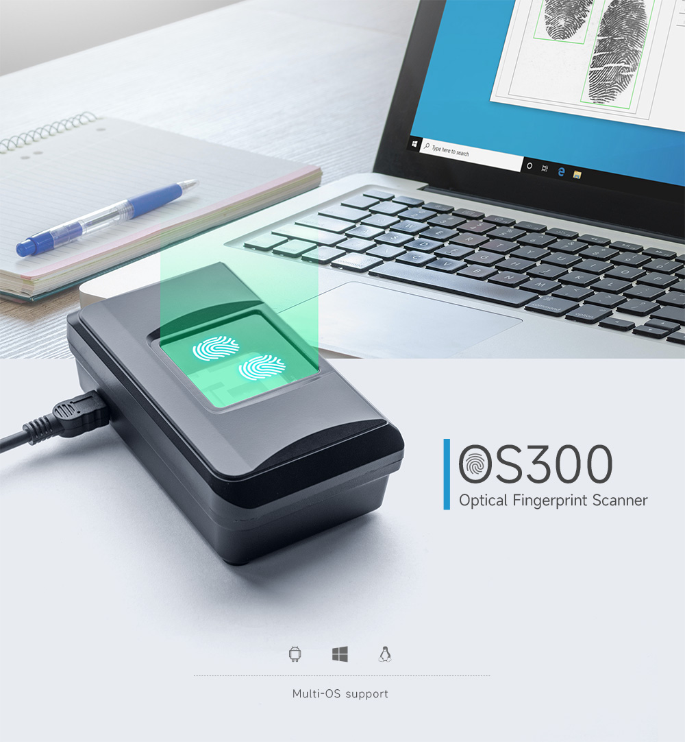 OS300 Optical Dual Fingerprint Scanner