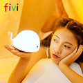 Rechargeable LED Night Light - Dolphin Nursery Lamp with 6 Color Options1