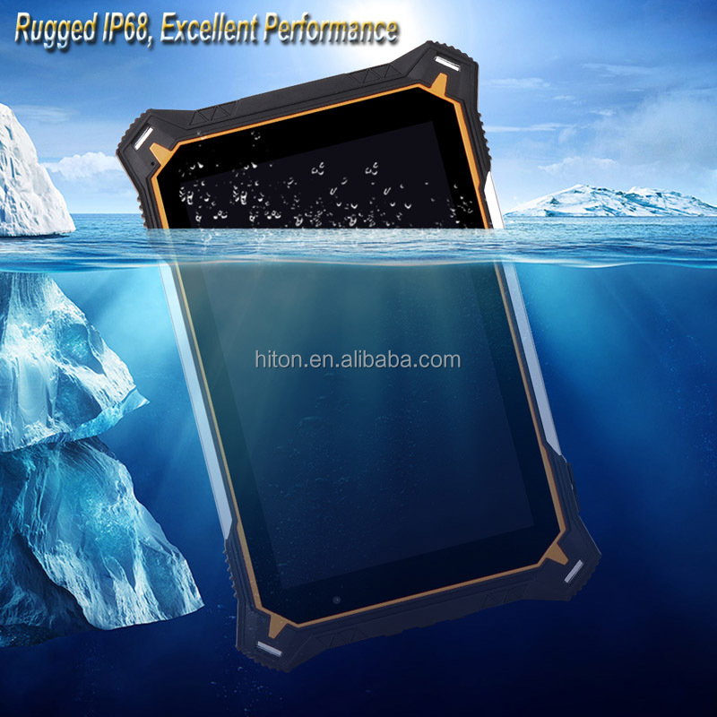 HiDON Factory Price 8 Inch Octa-Core IP68 Android9 IPS FHD 4G LTE 4GB+64GB Rugged Computer Tablet PC+Optional Stylus Pen