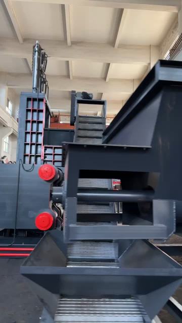 hydraulic baling press machine for waste paper