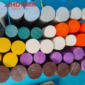 plastic rods of various colors