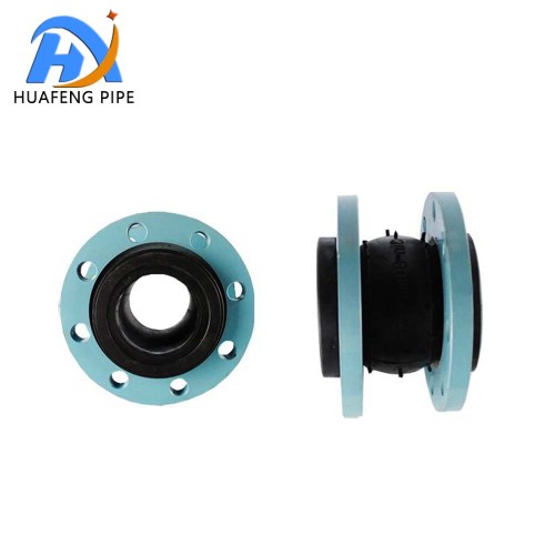 What are the functions of rubber expansion joints in heating pipelines?