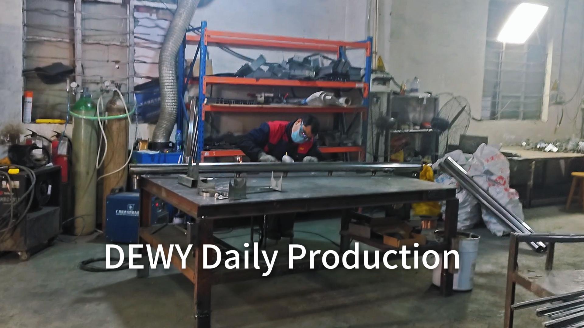 Produção diária da fonte DEWY