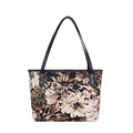 Wholesale High-Quality Women's Oversize Canvas Tote Bags with Flower Patterns1