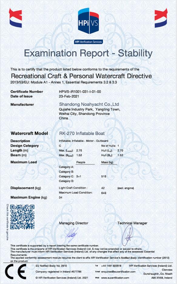 CE CERTIFICATE 