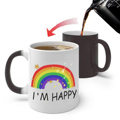 Customized Color Changing Sublimation Magic Ceramic Mug with Pictures1