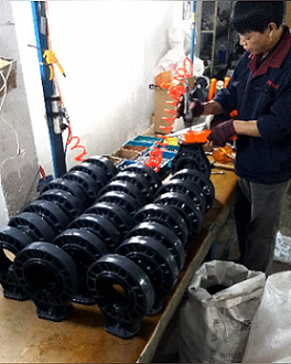 UPVC butterfly valve production