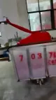 Machine de rembourrage de nettoyage de découpation de coulant de détestation automatique