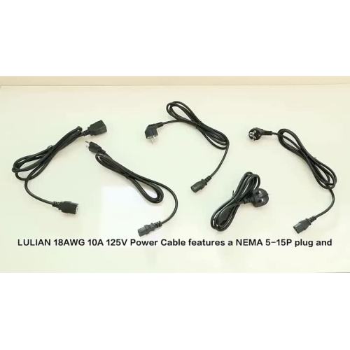 यूरोपीय 3-पिन से सी13 एक्सटेंशन केबल: बिल्ड के पीछे