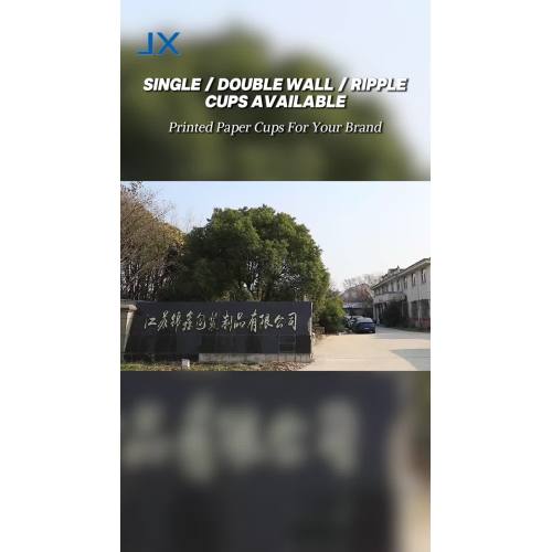 টেকঅ্যা কফি ব্যবসার জন্য উত্তাপযুক্ত কাগজের কাপ এবং ম্যাচিং ঢাকনা