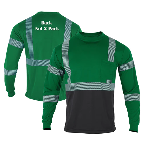 T004 Hi Vis Long Sleeve Safety Shirts