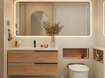 Quality Life Starts from the Details: Jin Dong Home's Wood Bathroom Cabinets Refresh Bathroom Style​