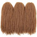 Marley Twist Braiding Hair 18 Inch Crochet Braids Long Afro Kinky Synthetic Hair For Twists Braiding Hair Extensions1