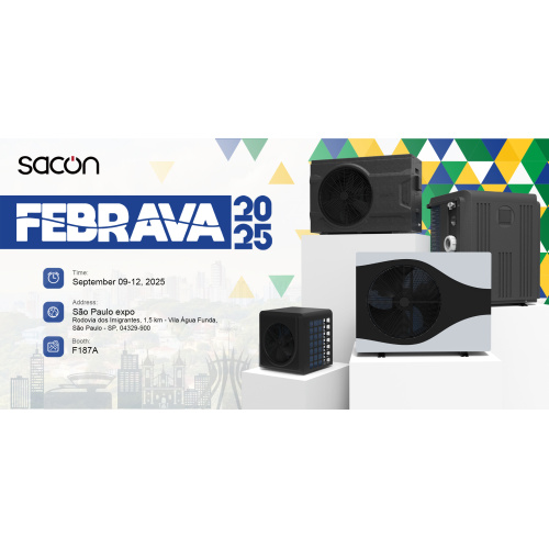 SACON to Launch New Heat Pump Innovations at FEBRAVA 2025 in São Paulo, Brazil