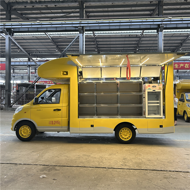 خودروی فروش فروشگاه بزرگ فوتون سفارشی با قفسه