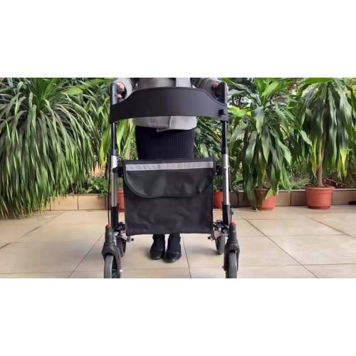 Aluminium Lightweight folding Rollator Walker for elderly1