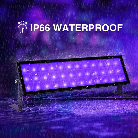 Lâmpada de lâmpada de tira UV luz roxa, lâmpada de lavagem de parede LED FLASHLOWL, Lâmpada fluorescente1