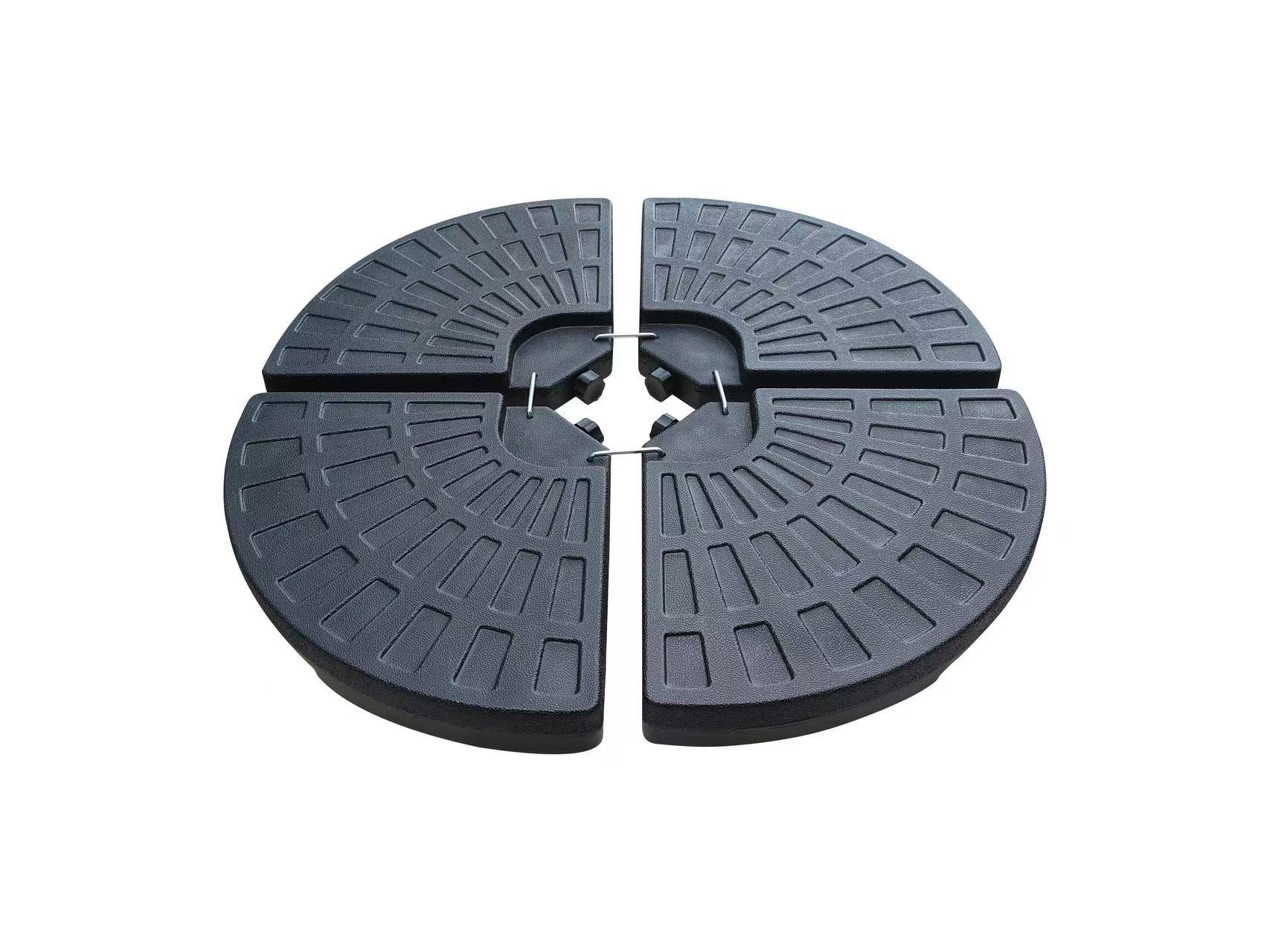 Suntikan air Hotsale 95L PE Shell Umbrella Base