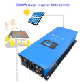 2000W Solar Inverter With Internal Limiter sensor 45-90VDC MPPT On Grid Tie Inversor Pure Sine Wave 230VAC With LCD Screen
