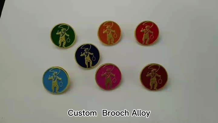 Customized Brooch Alloy