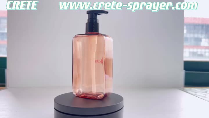 Bouteille de pompe de lotion carrée de 2021