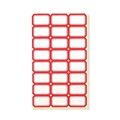Writable Paper Self Adhesive Name Sticker School Label for student exercise books stationery items wholesale1