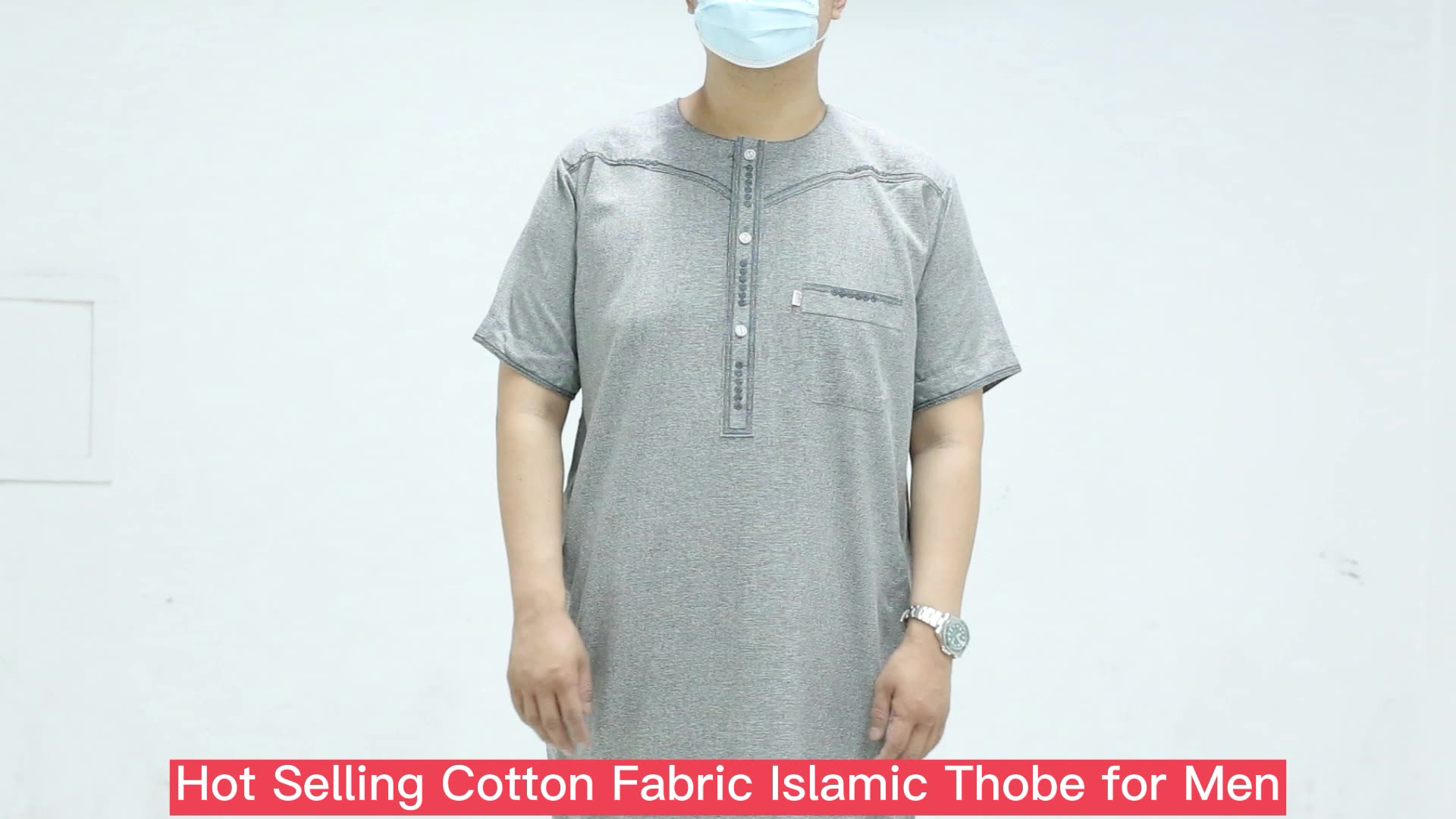 Wysokiej jakości islamska szlafrok jubah dla mężczyzn muzułmańskie ubrania mężczyźni thobe bawełna thobe boubou kurta thawb jilbaba dla men1