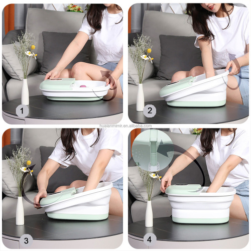 Como usar a máquina de spa de pés dobráveis?