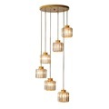 Crystal Lamp Rotating Staircase Pendant for Duplex Villa1