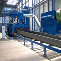China Steel H Beam Shot Blasting Machine with Roller Conveyor for Metal Cleaning1