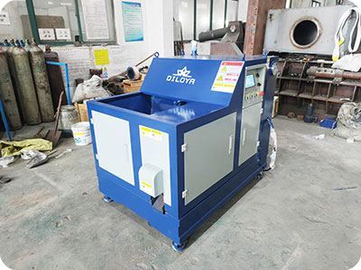 Sistema de briqueta compacta pequeña para polvo de acero