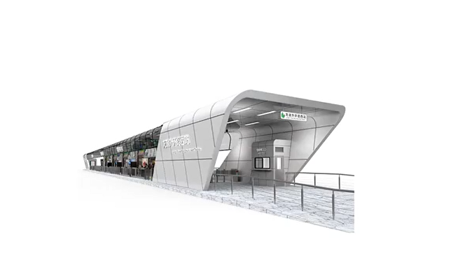 Customized Smart City Furniture Public Facility Intelligent Bus Shelter