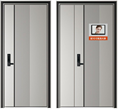Steel Entry Exterior Security Door Designs for FASEC Buildings House Front Doors1