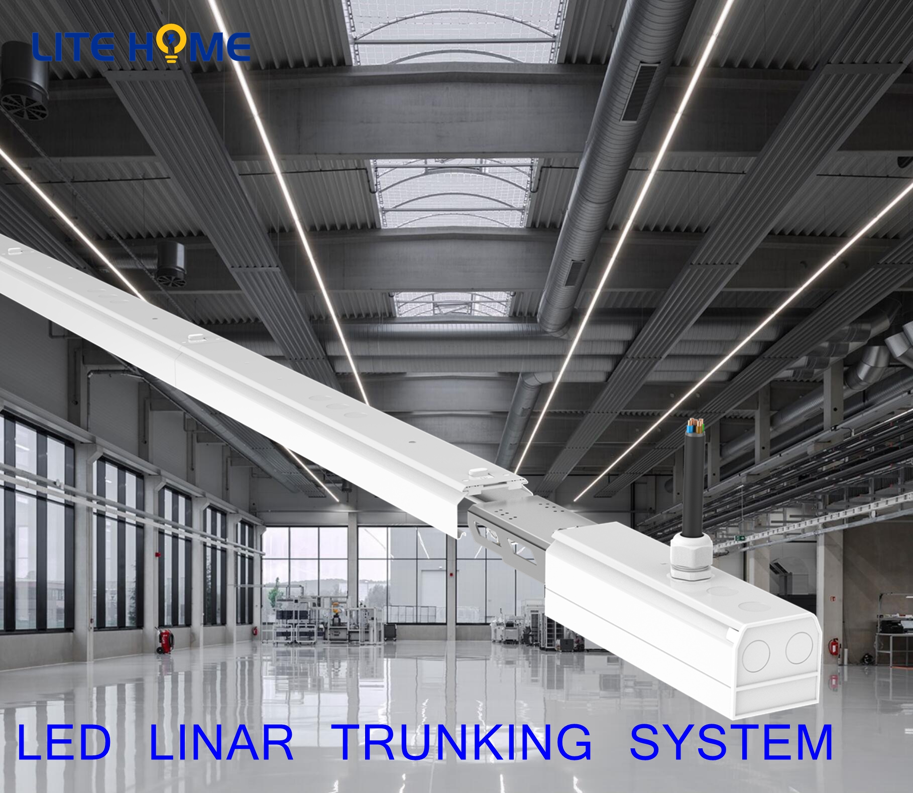 led linear trunking system