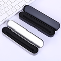 Custom SHULI Slide Top Metal Pen Package Case with Logo Marco Tin Box1