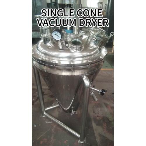 Single cone vacuum dryer3